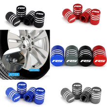 Load image into Gallery viewer, 4pcs Chevrolet RS Logo Tire Valve Caps
