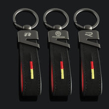 Load image into Gallery viewer, Volkswagen Logo Leather Keychain
