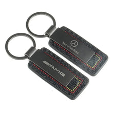 Load image into Gallery viewer, Mercedes-Benz / AMG Logo Leather Keychain
