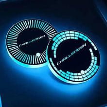 Load image into Gallery viewer, 2pcs Dodge Challenger LED Cup Coasters Pads
