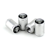 Load image into Gallery viewer, 4pcs Punisher Logo Tire Valve Caps
