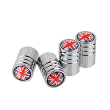 Load image into Gallery viewer, MINI Cooper Style Tire Valve Stem Caps Air Valve Covers (Set of 4)
