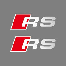 Load image into Gallery viewer, 2pcs Audi Rs Sline Quattro Decal Stickers
