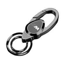 Load image into Gallery viewer, BMW MPower Logo Double Rings Keychain
