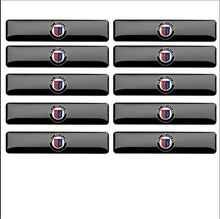 Load image into Gallery viewer, 10pcs BMW Alpina Logo Epoxy Emblem Stickers
