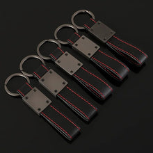 Load image into Gallery viewer, Mercedes-Benz AMG Logo Leather Keychain
