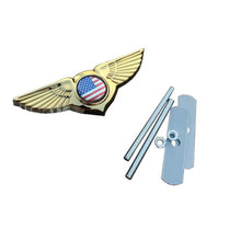 Load image into Gallery viewer, USA Flag Wings Emblem
