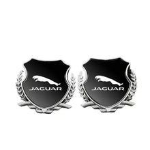 Load image into Gallery viewer, 2pcs Jaguar Metal Shield Emblem
