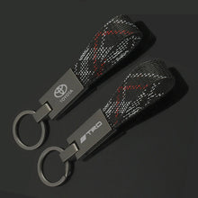 Load image into Gallery viewer, Toyota Logo Braided Keychain
