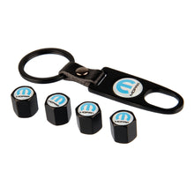 Load image into Gallery viewer, 4pcs Mopar Logo Tire Valve Caps + 1 Keychain
