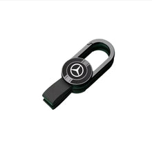 Load image into Gallery viewer, Mercedes-Benz Logo Keychain -Black/Silver
