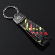 Load image into Gallery viewer, Volkswagen / Rline Logo Leather Keychain  -  B
