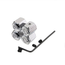 Load image into Gallery viewer, 4pcs Porsche Logo Anti-theft Tire Valve Caps
