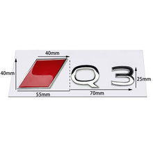 Load image into Gallery viewer, Audi Trunk Emblem Metal - Silver
