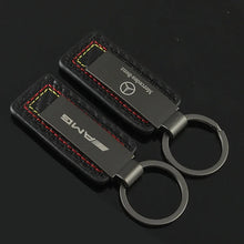Load image into Gallery viewer, Mercedes-Benz / AMG Logo Leather Keychain
