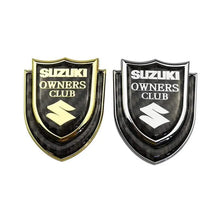 Load image into Gallery viewer, Suzuki Logo Owners Club Shield Emblem
