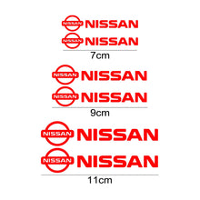 Load image into Gallery viewer, Set Nissan Wheel Brake Caliper Sticker
