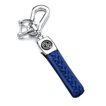 Load image into Gallery viewer, MG Woven Leather Keychain

