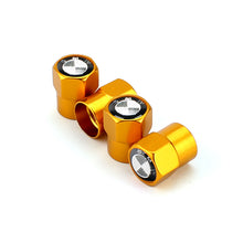 Load image into Gallery viewer, 4pcs BMW Black&amp;White Logo Tire Valve Caps
