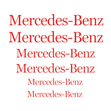 Load image into Gallery viewer, Set Mercedes-Benz Wheel Brake Caliper Sticker

