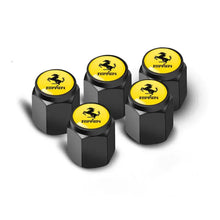 Load image into Gallery viewer, 5pcs Ferrari Logo Tire Valve Caps
