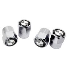 Load image into Gallery viewer, 4pcs BMW Black&amp;White Logo Tire Valve Caps
