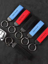 Load image into Gallery viewer, Audi Sline/RS Logo Leather Keychain
