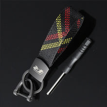 Load image into Gallery viewer, Volkswagen / Rline Logo Braided Keychain
