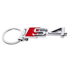 Load image into Gallery viewer, Audi S4 Metal Logo Keychain
