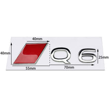 Load image into Gallery viewer, Audi Trunk Emblem Metal - Silver

