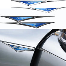 Load image into Gallery viewer, 2pcs Audi Sline Quattro Fender Emblem
