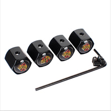 Load image into Gallery viewer, 4pcs Porsche Logo Anti-theft Tire Valve Caps
