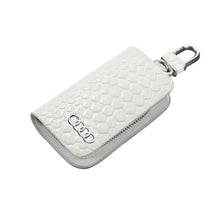 Load image into Gallery viewer, Audi Snakeskin Pattern Leather Keychain Wallet Cover Case Bag
