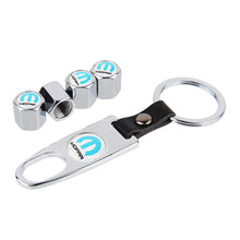 Load image into Gallery viewer, 4pcs Mopar Logo Tire Valve Caps + 1 Keychain
