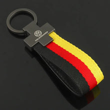 Load image into Gallery viewer, Volkswagen Logo Germany Flag Keychain
