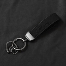 Load image into Gallery viewer, Audi Sline/RS Logo Leather Keychain
