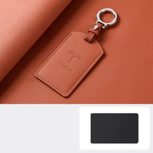 Load image into Gallery viewer, Tesla Card Holder Keychain- Variety of Colors
