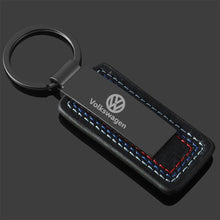Load image into Gallery viewer, Volkswagen / Rline Logo Leather Keychain
