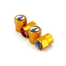 Load image into Gallery viewer, 4pcs Honda Wing Tire Valve Caps - White Black
