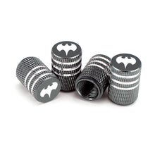 Load image into Gallery viewer, 4pcs Batman Logo Tire Valve Caps
