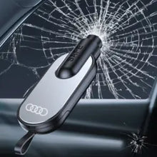 Load image into Gallery viewer, Audi Logo Seat Belt Cutter and Hammer
