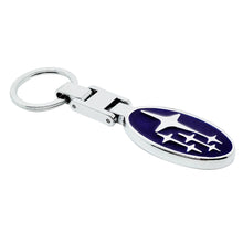 Load image into Gallery viewer, Subaru Logo Metal Keychain
