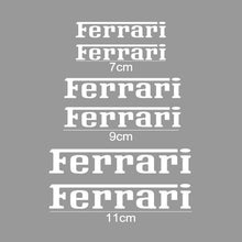 Load image into Gallery viewer, Set Ferrari Wheel Brake Caliper Sticker
