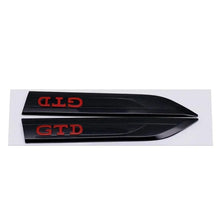 Load image into Gallery viewer, 2pcs Volkswagen GTI / GTD Logo Fender Emblems

