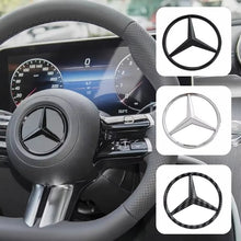 Load image into Gallery viewer, Mercedes-Benz 52/58mm Steering Wheel Emblem- adhesive-back version
