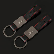 Load image into Gallery viewer, Audi RS / Sline Logo Leather Keychain
