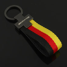 Load image into Gallery viewer, Mercedes-Benz / AMG Logo Germany Flag Keychain
