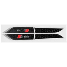 Load image into Gallery viewer, 2pcs Audi S line Logo Fender Emblem
