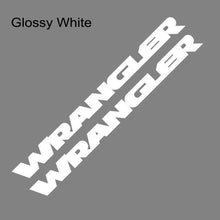 Load image into Gallery viewer, 2pcs Jeep Wrangler Hood Vinyl Stickers - 80x7.5cm

