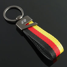 Load image into Gallery viewer, Volkswagen Logo Germany Flag Keychain
